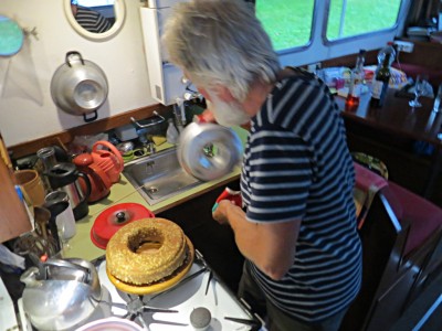 Apfel-Schokokuchen mit OMNIA gebacken